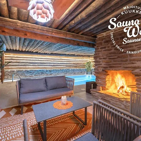 公寓 Kuukkeli Log Aurora- Secret *